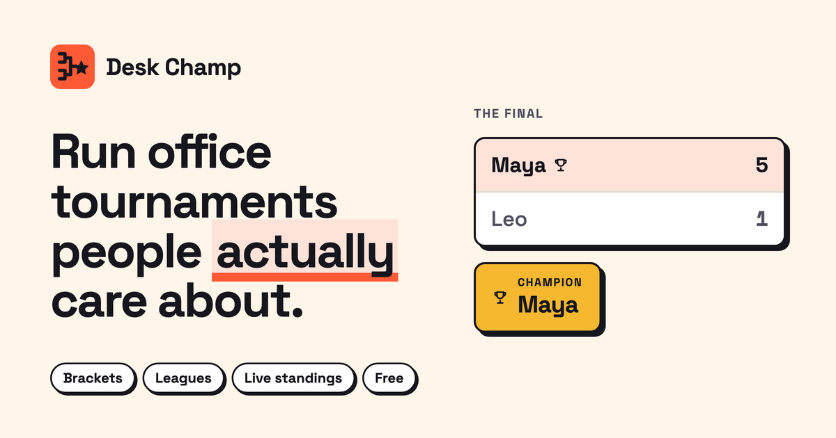 Desk Champ screenshot 1